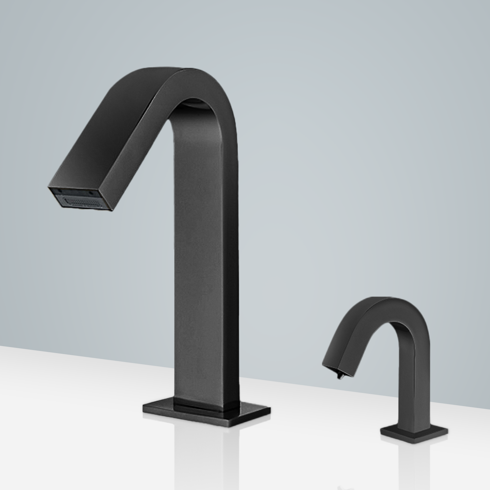 Fontana Commercial Automatic Dark Oil Rubbed Bronze Motion Sensor Faucet & Automatic Soap Dispenser